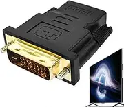 High Definition Multimedia Interface to DVI Adapter | High Definition Multimedia Interface to DVI-I Converter | Stable Signal Transmission Adapter, Ideal for Good Conductivity for Computer, Monitor