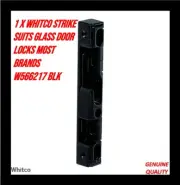 1 x W566217 Whitco Glass Door Sliding Strike Universal Suits Most Brands