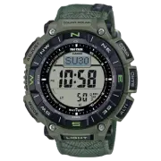 G-Shock PRG340B-3 Pro Trek CASTLON Triple Sensor Solar Powered Bio-Resin Green
