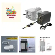 6Watts AC Motor 110V with Control Box, Reversible Electric Gear Motor 75RPM &...