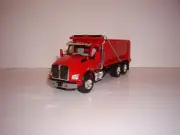 FIRST GEAR 1/50 RED KENWORTH T880 DUMP TRUCK SAME SCALE AS DIECAST MASTERS