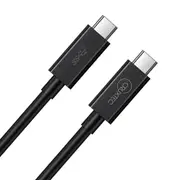 Cruxtec 2m USB-C to USB-C Cable 100W For Syncing/Charging 10Gpbs 4K/60Hz Black