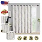 Extra Wide 100'' Thermal Insulated Blackout Curtains - Nature-Inspired Design