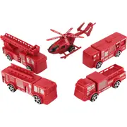 Fire Pull Back Vehicles (Pack of 5)