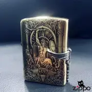 3D Zeus God King Zippo – Olympus Mythology Pure Copper Collectible Gift for Men