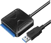 Data Cable USB Adapter for Hard Drives Easy Drive Converter for Quick Connections Transfer Speed Compatible with Laptops and Desktops