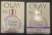 Olay Super Serum & Super Night Repair Serum DUO 5-in-1 Correct Lines & Wrinkles