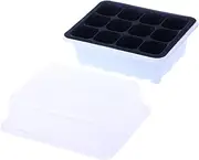 Cavity Sprout Plate Tray White Seedling Pots with Lids for Gardening Bonsai Promotes Growth Easy Removal for Hobbyists