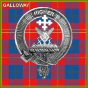 Galloway Scottish Clan Badge, Pewter
