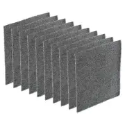 120mm Filter Foam Sponges 10Pcs Sponge Sheet Replacement Media Pad Black