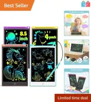Portable 4-Pack LCD Writing Tablets - Creative Learning Toys for Ages 3-6