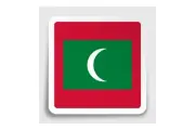 Maldives Flag Sticker 4" Travel World Nation Tour Visit Country South Asia