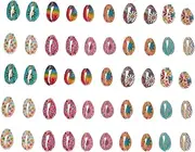 [STOBOK] 50pcs Shell Jewelry Diy Set Women's Earring Pendant Dangle for Diy Bracelet Anklet