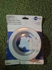 InSinkErator Garbage Disposal Sink Flange in White for Disposal 4.5" FLG-WH