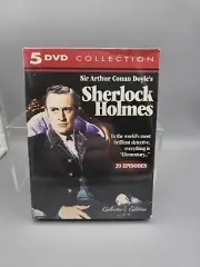 Sherlock Holmes 20 Episodes (DVD 2005 5 Disk) Best of Collectors New Sealed