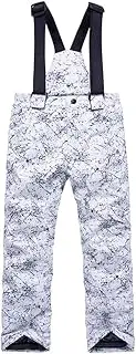 [Generic] Snow Pants Kids Waterproof Warm Ski Pants for Boys/Girls M
