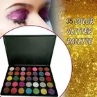 35 Colors Eyeshadow Makeup Palette Makeup Palette Sweatproof Pearlescent
