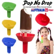 Drip Free Popsicle Holder Mess Free Frozen Treats Holder with Straw For Kid #T