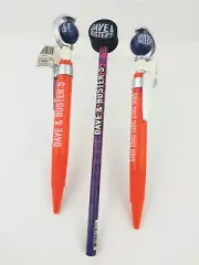 Dave and Buster's 2 Prize Pens and Pencil with Eraser Arcade