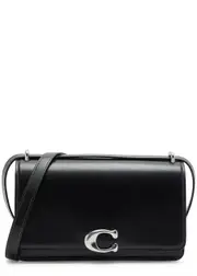 Coach Bandit Leather Shoulder bag - Black And Silver ONE SIZE
