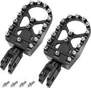 M8 Softail Front Foot Pegs compatible with Harley Davidson 2018-2025 FXST FXBB FXLR FXLRS FXLRST FLSB FXBR FXBRS RH1250S Street Bob Low Rider LowRider Breakout Rider's Footrest Pedal