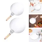 Pizza Shovels Turning Peel Pizza Paddle Round Convenient Pizza Peel Stainless