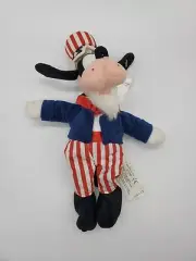 Disney Uncle Sam Goofy Patriotic Mini Bean Bag Plush Americana 4th of July Decor