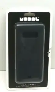Modal - Hard Shell Case for Samsung Galaxy Note8 - Black/Gray