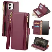 Antsturdy Compatible with iPhone 11 Wallet Case,RFID Blocking PU Leather Phone