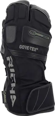 Richa Nordic 3-Finger Gore-Tex waterproof Motorcycle Gloves, black, Size 3XL for Men