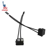 Wire Pigtail Female Ceramic H11B Two Harness Head Light Bulb Low Beam Plug Fit (for: Ford)