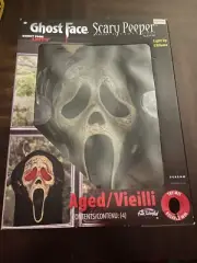 NEW Ghostface Scary Peeper Halloween Decor Ghost Face Prop Wall Window Mask