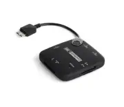 Micro USB 3.0 Card Reader Plus USB HUB OTG Adapter Supports SDHC/MS/TF/M2 Mem...