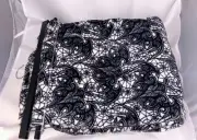 Halloween blanket lace bat blanket goth decor spider web blanket