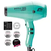 Parlux 385 Power Light Ceramic Ionic Hair Dryer Aquamarine GENUINE