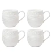 Lenox Wicker Creek Mugs, Set of 4