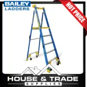 Bailey Platform Ladder 1.5m 5 Step Fiberglass Stepladder P170 FS13532
