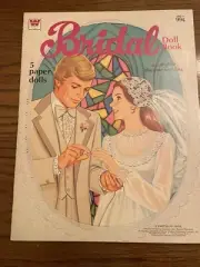 Vintage BRIDAL DOLL BOOK 1978 Whitman UNCUT paper dolls RARE!!!