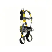 Condor 61Dd43 Full Body Harness, Vest Style, L/Xl, Polyester, Back, Yellow