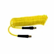 Interstate Pneumatics HR54-050 Yellow Polyurethane Recoil Hose
