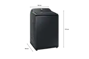 Samsung 14kg Top Load Washer with BubbleStorm™ (14kg, Black)