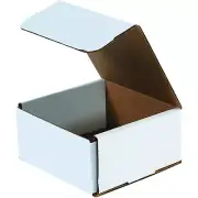 Check out these 8" X 8" X 3" White Corrugated Mailers - perfect for shipping! Fr