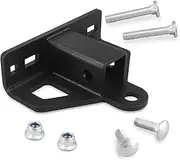Zero Turn Lawn Mower Hitch with 1-1/4" Receiver Universal 1-1/4 Hitch Receiver Versatile Chain Slot Rugged with Carriage Bolt Hardware (1-1/4" Receiver)