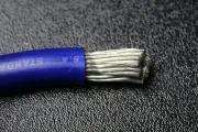 0 GAUGE WIRE PER FT BLUE SUPERFLEX 1/0 AWG POWER GROUND CABLE STRANDED CAR
