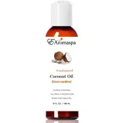 EAromaspa Fractionated Coconut Oil 100% Pure Natural, for Skin, Hair 16 oz