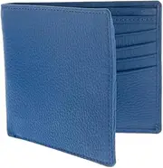 [Dents] Mens Pebble Grain RFID Slim Bifold Wallet - Royal Blue