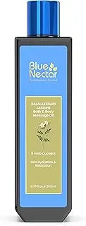 Blue Nectar Body Oil for Women & Men | Bath & Body Massage Oil with Ashwagandha & Natural Jasmine Oil (200 ml)