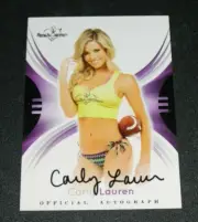 2015 Benchwarmer CARLY LAUREN Signature #2 Black Ink Auto SUBURGATORY Playboy