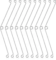 JJUNW 10 PcsRecessed Lighting Springs Clips Recessed Lighting, Stainless Steel Torsion Spring Clips Metal, Recessed Light Covers Trims for Recessed Lighting Accessories