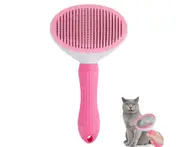 Cat Brush for Shedding and Grooming, Pet Self Cleaning Slicker Brush